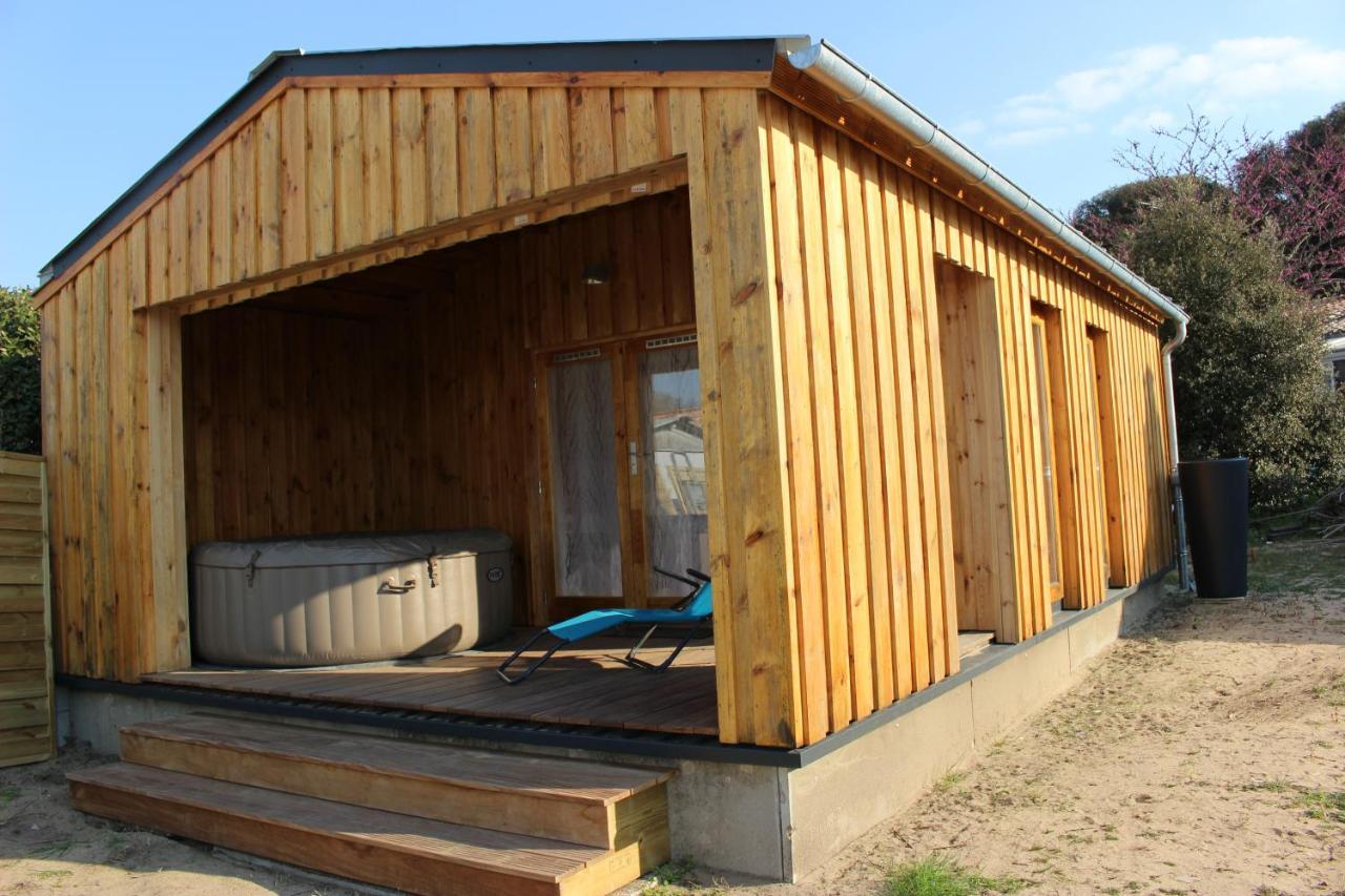 Chalet Esprit Zen Et Nature Avec Spa Saint-Hilaire-de-Riez ภายนอก รูปภาพ